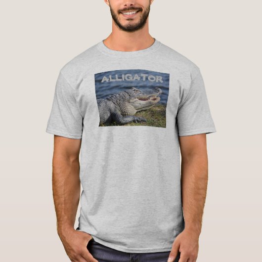 T-shirt Voyez-vous plus tard Alligator amusant photo (Devant)