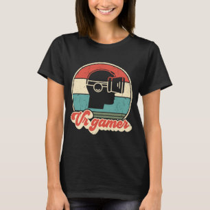 T-shirt VR Gamer Jeux Vidéos Vintages Pour Garçons Hommes