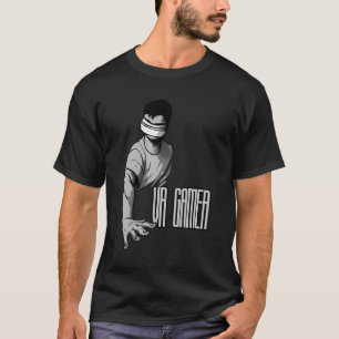 T-shirt Vr Gamer Réalité Virtuelle Vr Réalité Cadeau