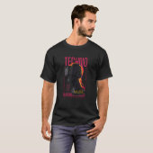 T-shirt VR Gaming Music Techno Cyber et Punk en Virtual R (Devant entier)