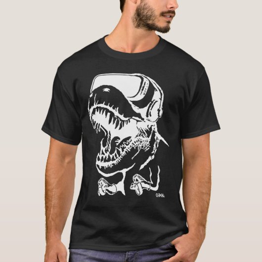 T-shirt VR T-rex (Devant)