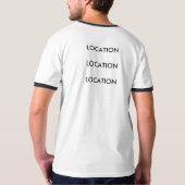 T-shirt Vrai agent immobilier (Dos entier)