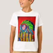 T-shirt Vrai Américain (Devant)