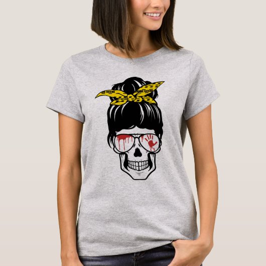 T-shirt Vrai Crime Maman Vie (Devant)