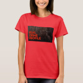 T-shirt VRAI CRIME ROUGE T pour des FEMMES (Devant)