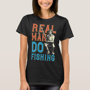 T-shirt Vrai homme fait de la pêche