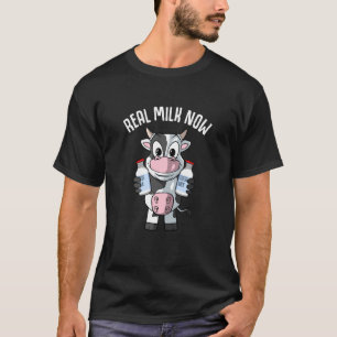 T-shirt Vrai Milk maintenant Fermier 1