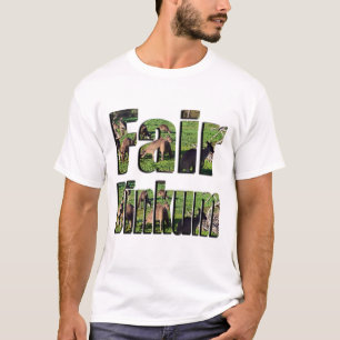 T-shirt Vrai mot d'argot australien Fair Dinkum avec des k