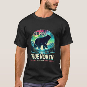 T-shirt Vrai Nord VBS 2025 Trusting Jesus Wilderness Chri