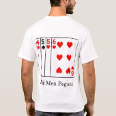 T-shirt Vrai pegout d'hommes (Dos)