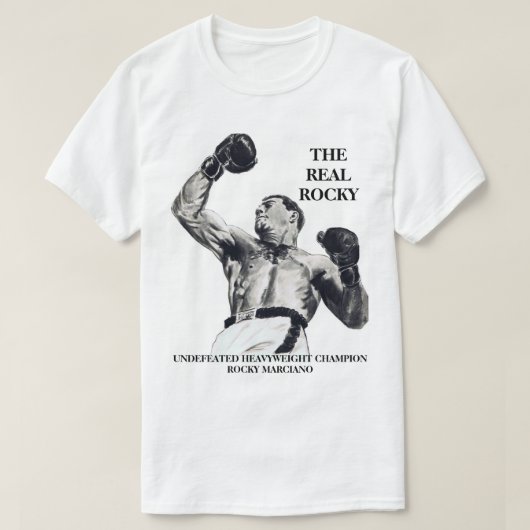 T-SHIRT VRAI ROCHEUX "ROCKY MARCIANO " (Design devant)