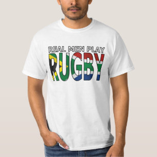 T-shirt Vrai rugby Afrique du Sud de jeu d'hommes