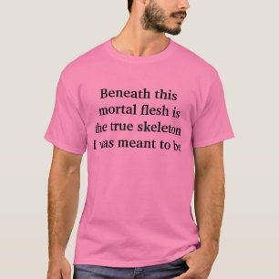T-shirt vrai squelette