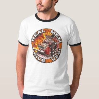 T-shirt Vraie chemise de sonnerie du lecteur V8s d'hommes