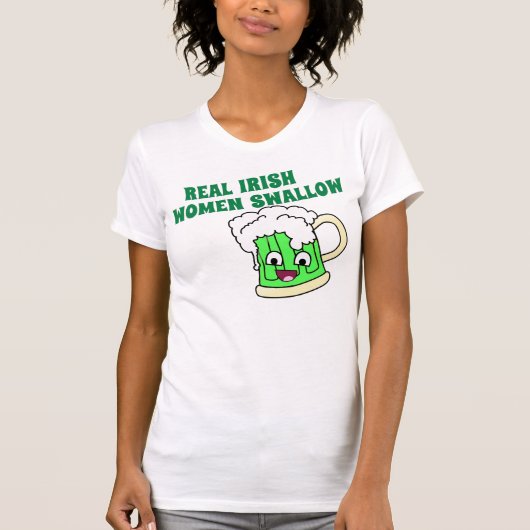 T-shirt Vraie hirondelle irlandaise de femmes (Devant)