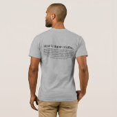 T-shirt Vraies couches-culottes de changement d'hommes (Dos entier)