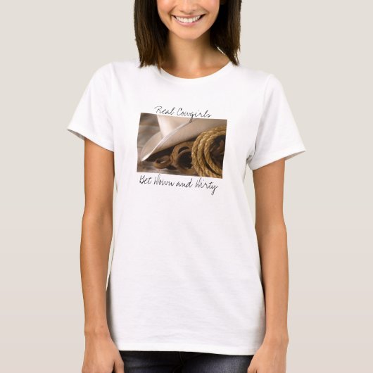 T-shirt Vraies cow-girls (Devant)
