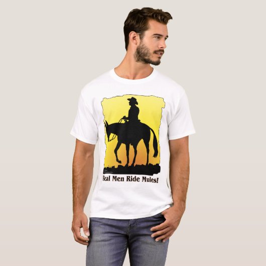 T-shirt Vraies mules de tour d'hommes (Devant entier)