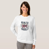 T-shirt Vraiment amour pour moi (Devant entier)