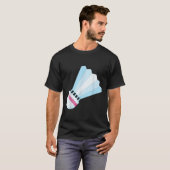 T-shirt Vraiment comme le volant de badminton 9 (Devant entier)