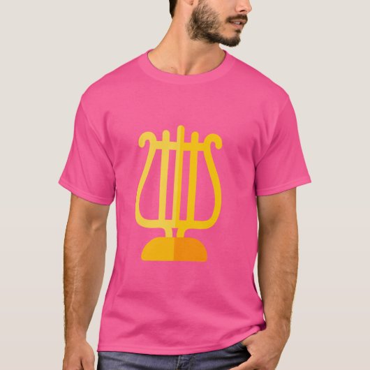 T-shirt Vraiment comme Lyre instrument à cordes (Devant)