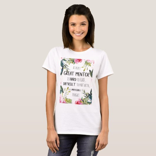 T-shirt Vraiment grand mentor Cadeau Mentor Appréciation C (Devant entier)