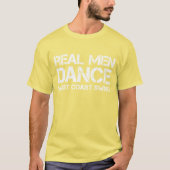 T-shirt Vraiment Hommes Danser West Coast Swing (Devant)