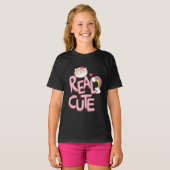 T-shirt Vraiment mignonne fille (Devant entier)