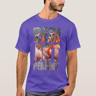 T-shirt Vraiment pas parfait Citation Flamingoropical Bird