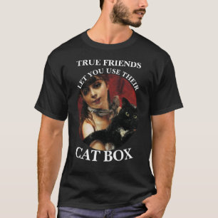 T-SHIRT VRAIS AMIS VOUS LAISSENT UTILISER LEUR BAC À LITIÈ