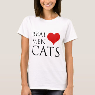 T-shirt Vrais chats d'amour d'hommes