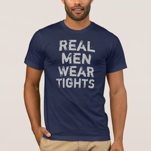 T-shirt Vrais collants de vêtements pour hommes (Devant)
