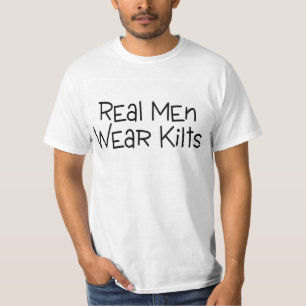 T-shirt Vrais kilts de vêtements pour hommes