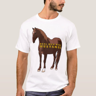 T-shirt Vrais mustangs de tour d'hommes