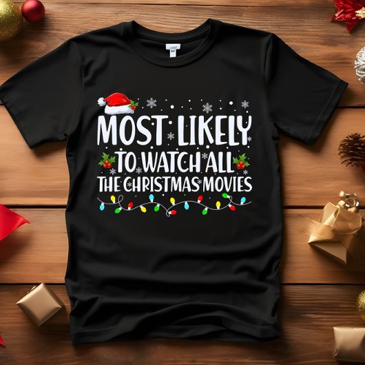 T-shirt Vraisemblablement pour regarder tous les films de