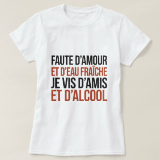 T-shirt Vrienden & Alcohol