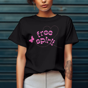 T-shirt 'Vrije geest'