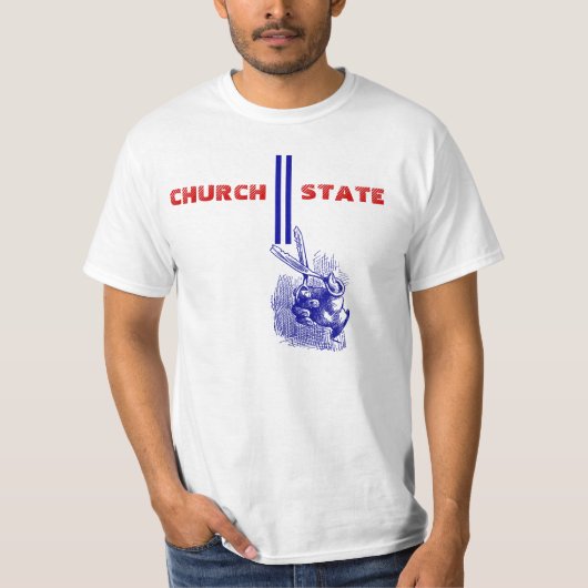 T-Shirt ~ Vrijheid van godsdienst 1e wijziging rec (Voorkant)