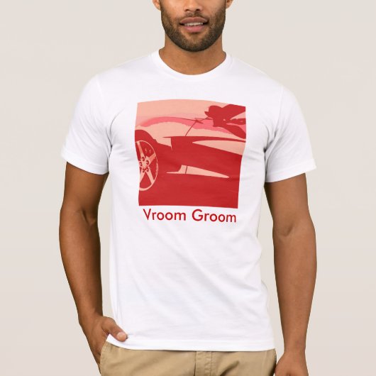 T-shirt Vroom Groom (Devant)