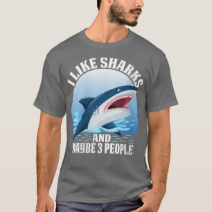 T-shirt vrouwen haai t-shirt haai haai haai