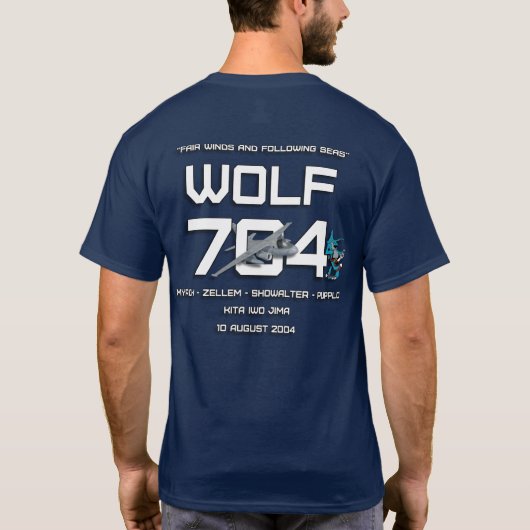 T-SHIRT VS-35 WOLF 704 MYRICK ZELLEM SHOWALTER PUPPLO (Dos)