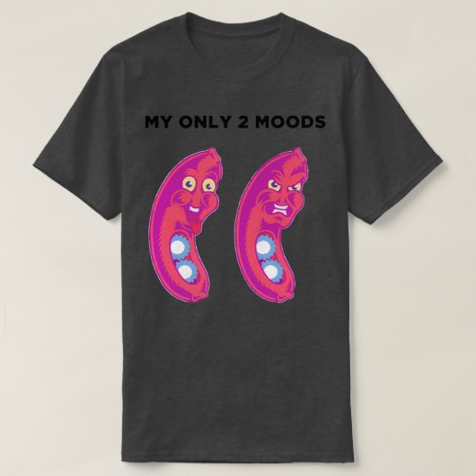 T-shirt VST My Only 2 Moods Saucisse Fattener (Design devant)