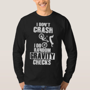 T-shirt VTT Crash - Drôle MTB Gravity Checks