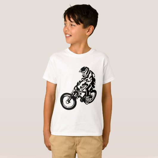 T-shirt VTT descendant (Devant entier)