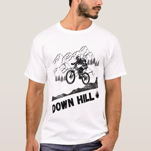 T-shirt VTT Downhill (Devant)
