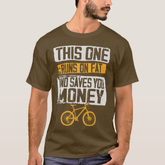 T-shirt VTT Enduro VTT Vélo Montagne Aller-retour Vintage