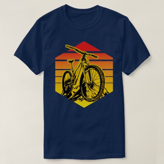 T-shirt VTT Mountain Bike Mountain Downhill MTB (Design devant)