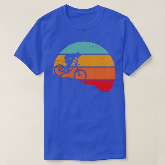T-shirt VTT retro downhill (Design devant)
