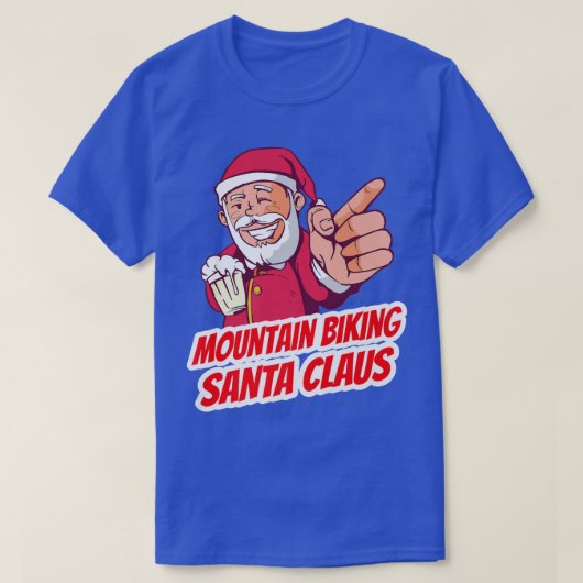 T-shirt VTT Santa Claus Noël Moun (Design devant)