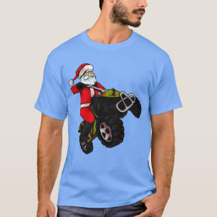 T-shirt VTT Santa Claus Off Road Noël